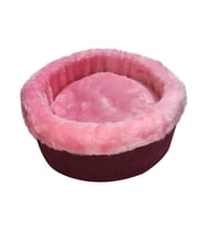 La Vista Lüx Kedi, Küçük Köpek Simit Yatak PEMBE 45 cm