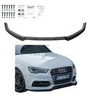 AUDI S3 8V (Sedan / Cabrio) 2013-2016 Ön lip (Siyah)