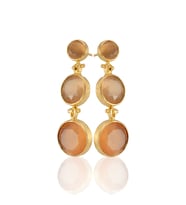 Kadir Jewellery 22 Ayar Altın Kaplama Vintage Küpe -El İşçiliği Ve Hipoalerjenik Küpe