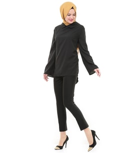 SORALLİNE 1685 SİYAH BAYAN SPOR PANTOLON