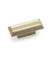 Line Çizgili Parlak Altın Tekli Kulp 16 mm. 209002