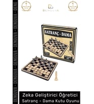 Premium Eğitici Zeka Geliştirici Öğretici Eğlence Aile Parti Yılbaşı Etkinlik Dama Satranç
