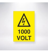 1000 Volt 21x28 Arkası Yapışkanlı Levha