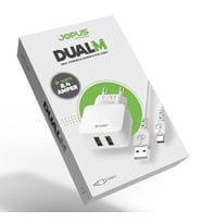 Jopus Universal Type C JO-DU01 Dualm 2in1 2,4 A Şarj Seti Beyaz