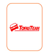 Tofaş Oto Sticker Kırmızı 40*10 Cm