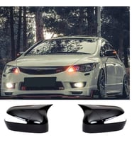 Honda Civic FD6 Batman Yarasa Ayna Kapağı Parlak Siyah ABS 2006 2007 2008 2009 2010 2011