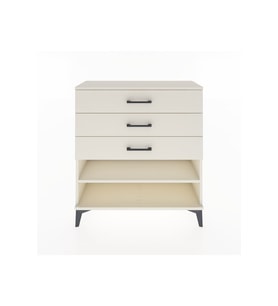 Arges Şifonyer Tek Raflı 3 Çekmeceli 88x30x96 Aytaşı-Aytaşı