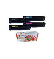 Qprint Toner Hp 125a cb540a 541a 5 42a 543a Set Muadil Toner CP1215 CP1217 CP1515 CP1518 CM1312