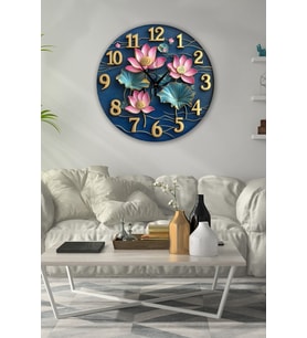 bilge Tasarım RETRO Duvar Saati 35 x 35 CM (Karışık)
