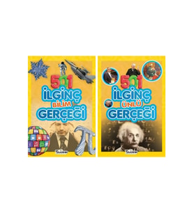 501 ilginç Bilim ve 501 Ünlü 2 Kitap Set