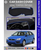 FORD FOCUS 2 (2005-2008) Torpido Örtüsü Panel Torpido Koruma Tam Uyum Çatlamayı Önler Kolay Montaj