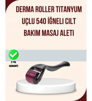 Titanyum Mikro İğneli Dermaroller 1 mm Kırışıklık ve Leke Karşıtı