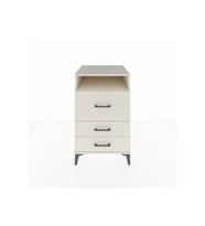 Kronos Komodin Tek Raflı 3 Çekmeceli 60x59x96 Aytaşı-Aytaşı