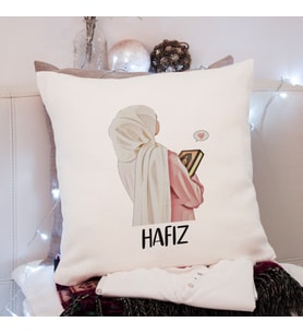 Hafız Kız Karakter Tasarımlı Yastık