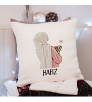 Hafız Kız Karakter Tasarımlı Yastık