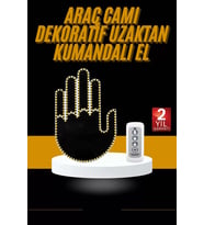 Uzaktan Kumandalı Araba Parmak Hareketi Işığı Parmak Işığı Led Araba Arka Pencere