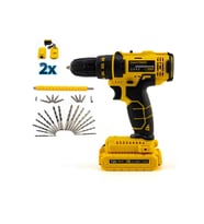 12V Darbeli Çift Bataryalı Vidalama & Şarjlı Matkap