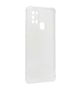 Galaxy A21S Kılıf Zore Kamera Korumalı Nitro Anti Shock Silikon (Renksiz)