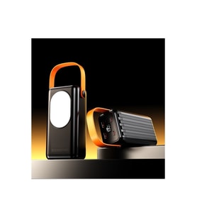 Cepini Cp-03 30.000mAh 22.5w Hızlı Şarj Destekli Powerbank - Dahili 4 Kablolu ve LED Aydınlatmalı -