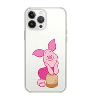Iphone 12 Pro Uyumlu Piglet Tasarımlı Şeffaf Telefon Kılıfı