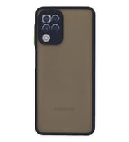 Galaxy A22 Kılıf Montreal Silikon Kapak - Lacivert