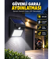 Kablo Gerektirmeyen Solar LED Bahçe ve Veranda Işığı Yeni Nesil