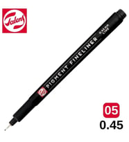 TALENS RT90480945 PİGMENT FINELINER ÇİZİM KALEMİ 0.45MM SİYAH