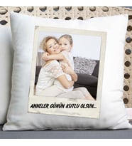 Anneler Gününe Özel Yastık (Beyaz)