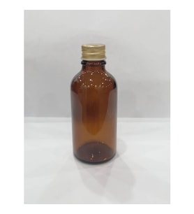 Ziylan Kahverengi Şişe, Metal Kapak ,amber Şişe, 50CC 25 Adet
