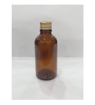 Ziylan Kahverengi Şişe, Metal Kapak ,amber Şişe, 50CC 25 Adet