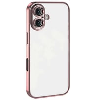 iPhone 16 Plus Kılıf Razer Lensli Silikon - Pembe