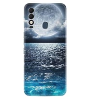 Tecno Spark 8T Kılıf Resimli Desenli Baskılı Silikon Great Moon 1301