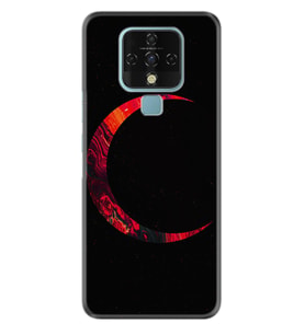 Tecno Camon 16 18P Pova Pova 3 Pova Neo Kılıf Desemli Silikon Red Moons 1747