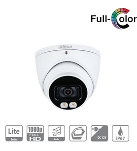 DAHUA 2MP DOME 2.8MM DH-HAC-HDW1209TQP-A-LED 4in1 Güvenlik Kamerası Full Color