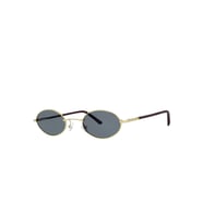 Unisex Sarı Füme Cam Polarize Oval Güneş Gözlüğü 6005