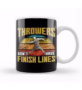 Throwers Don't Have Finish Lines Funny Javelin Kupa Bardak Porselen