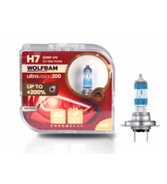 H7 HALOJEN Ampul PERFORMANS AMPULÜ Ultra Vision +%200 Fazla +%20 Beyaz Işık 12V 55W WOLFRAM 1TKM 2ADET WOLFRAM (Günışığı)