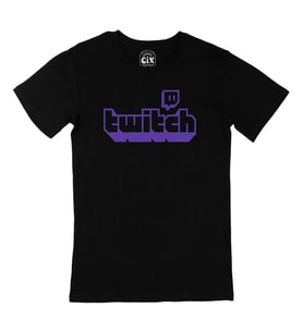 Twitch Siyah Tişört