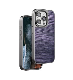 Iphone 15 Wave Kapak - Derin Mor