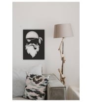 Korsan Silüet Tablo Mdf Lazer Kesim
