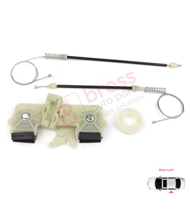 Ford Fiesta MK6 CB1 CCN JA8 JR8 2008-2017 4/5 Kapı 1568451 İçin Elektrikli Arka Sol Cam Kriko Tamir Seti