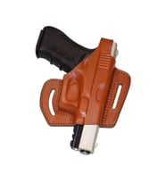 Glock 19 Deri Tabanca Kılıfı Taba Baskılı Açık