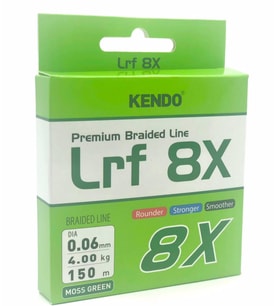 Kendo Lrf 8X Fıghtıng 150 mt mm Örgü ip (Moss Green) 0,08 mm. - 4.80 Kg.