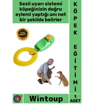 #KöpekEğitim Profesyonel Sesli Uyarı Pozitif Şartlandırma Komut Onaylama Clicker Köpek Eğitim Aleti