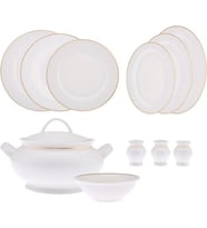 Emsan Yemek Takımı 60 Parça New Bone Yeni Marly Gold