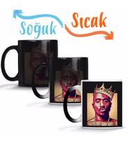 King Pac Preta Sihirli Kupa Bardak Porselen