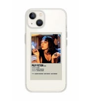 Iphone 14 Uyumlu Pulp Fiction Minimalist Poster Desenli Şeffaf Telefon Kılıfı