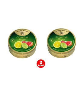 Cavendish & Harvey Citrus Fruit Drops Narenciye Meyveleri Aromalı Şeker (2 ADET)