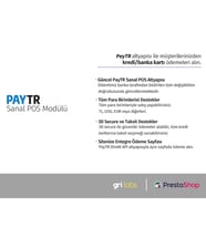 PrestaShop - PayTR Sanal POS Modülü
