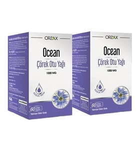 Ocean Çörek Otu Yağı 1000 mg 60 Kapsül - 1 Alana 1 Bedava
